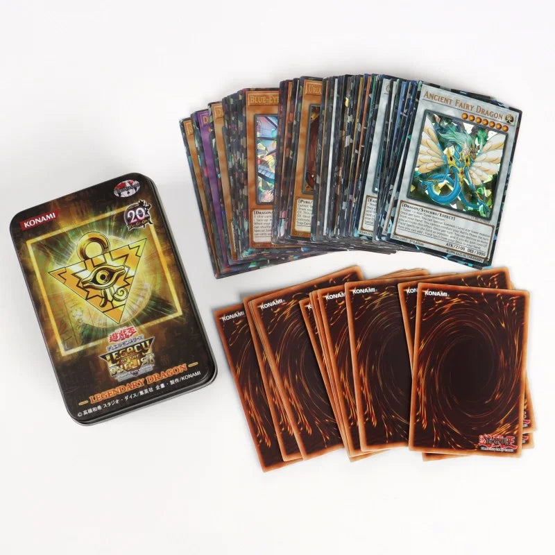 72PCS Yugioh Cards with Tin Box